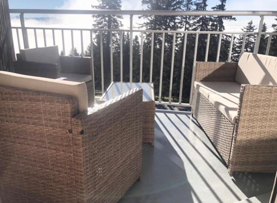 3 Pieces, 6 Personnes Daire Chamrousse Dış mekan fotoğraf